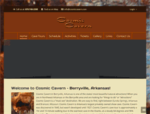 Tablet Screenshot of cosmiccavern.com